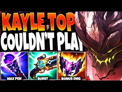 I made Kayle Top to be unable to lane phase with my Full Ap Pen Malphite Build 🔥