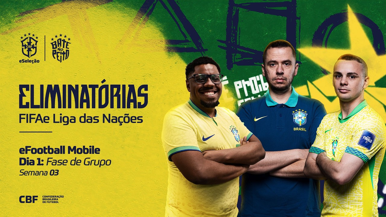 AO VIVO: NATIONS LEAGUE eFootball Mobile - SEMANA 3