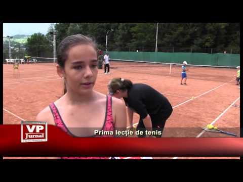 Prima lecție de tenis