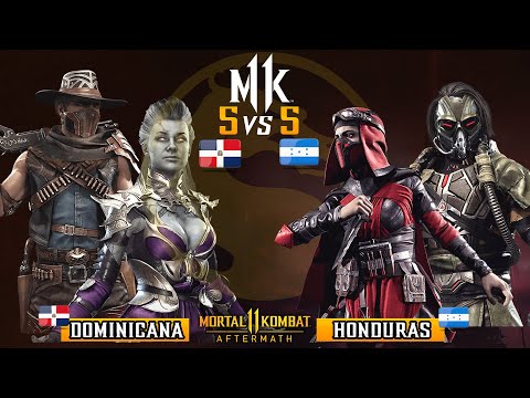 🏆 DOMINICANA VS HONDURAS  -【5 Vs 5】 -【MK11】Ft. Gviper_, AmateurLegendary, Evilsurvivor, TheKidMP7
