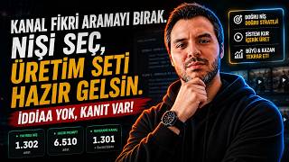 YouTube Kanalı Açmadan Önce Bunu Gör! Niş Seç ve İçerik Üretim Sistemi
