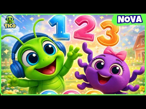 🍌🍓🎵 Dança 1, 2, 3 Tico e Dona Aranha | 50 min Musica Infantil Coreografada @ticogafanhotinho