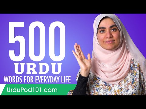 500 Urdu Words for Everyday Life - Basic Vocabulary #25