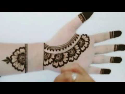 Very Easy Simple Mehndi Design Trick For Front Hand- Mehandi ka Design- Stylish Mehendi design #2024