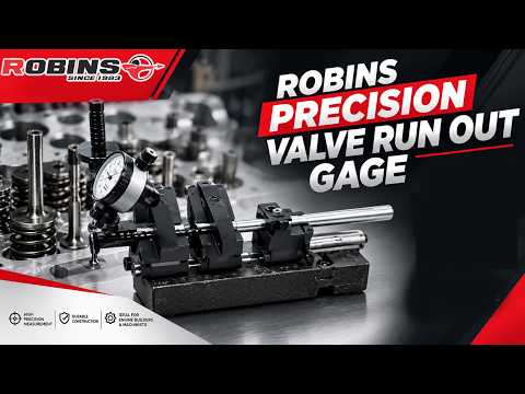 ROBINS PRECISION VALVE RUN OUT GAGE #ROBINSMACHINES #RUNOUT #GAGE