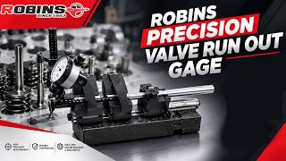 ROBINS PRECISION VALVE RUN OUT GAGE #ROBINSMACHINES #RUNOUT #GAGE