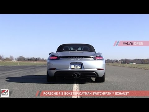 AWE SwitchPath™ Exhaust for Porsche 718 Boxster/Cayman