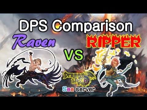 [DPS Compare] Raven vs Ripper ver.1 - SpeedColie -【Dragon Nest SEA】
