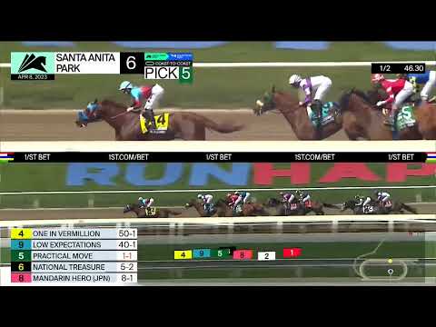 Santa Anita Park Carrera 6 (The Runhappy Santa Anita Derby Gr.1) - 8 de Abril 2023