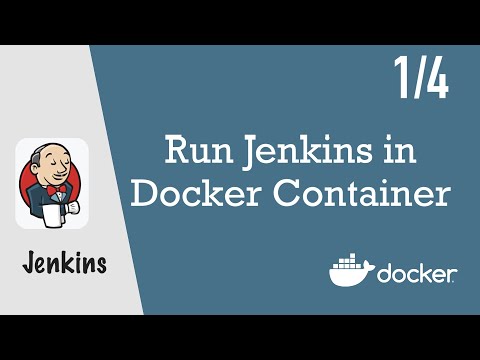 Run Jenkins in Docker Container - Jenkins Pipeline Tutorial for Beginners 1/4