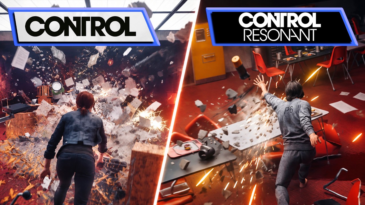 CONTROL vs CONTROL Resonant | Oldest House Graphics Comparison