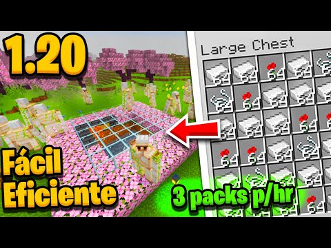 The BEST, EASIEST, and EFFICIENT IRON FARM in MINECRAFT BEDROCK 1.20 (Bedrock, Win10, MCPE, PS4)