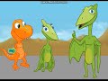Поезд Динозавров Птеранодоны на рыбалке Dinosaur Train Pteranodon