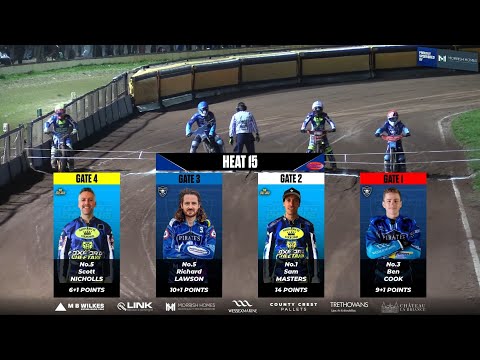 Heat 15 | Poole vs Oxford | BSN Series Southern | POOLE PIRATES SPEEDWAY 2023