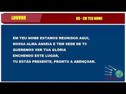 LOUVOR - EM TEU NOME ESTAMOS