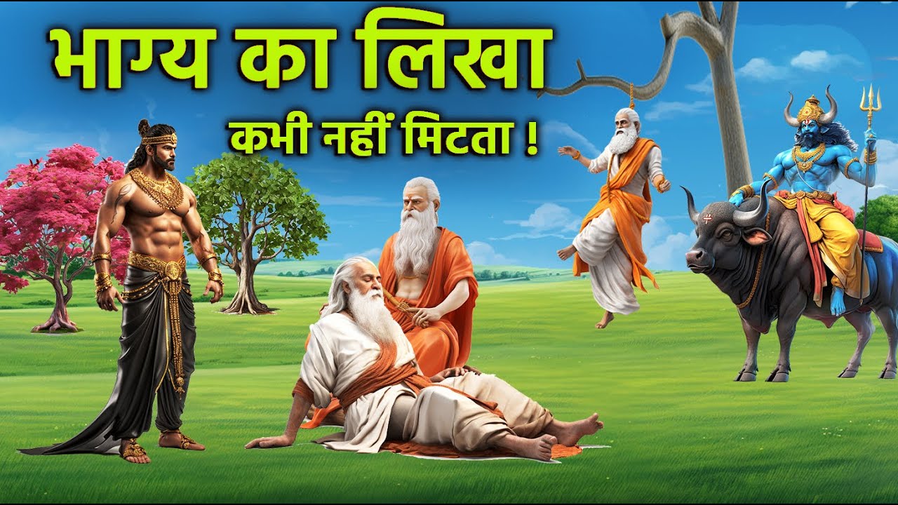 भाग्य का लिखा कभी नहीं मिटता। यमराज ने बताया मनुष्य के जीवन की सच्चाई #hindistories
