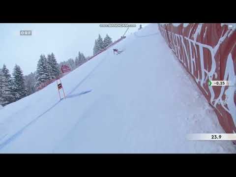 Marco Odermatt almost Crash Kitzbühel 2023 (ORF)