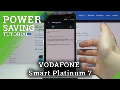 How to Enter Power Saving Mode in VODAFONE Smart Platinum 7 – Find Battery Saver Option