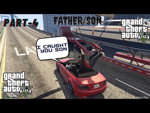 Grand Theft Auto 5 4k ultra graphics Gameplay part -4 || father/son #gta5#walkthrough#gameplay#like