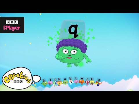 Learn letter "q" with the Alphablocks Magic Words | CBeebies