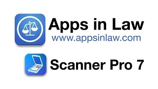 Apps in Law: Scanner Pro