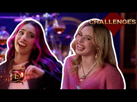 Descendants: The Rise of Red Cast Play Try Not to Laugh Challenge | @disneychannelmusic