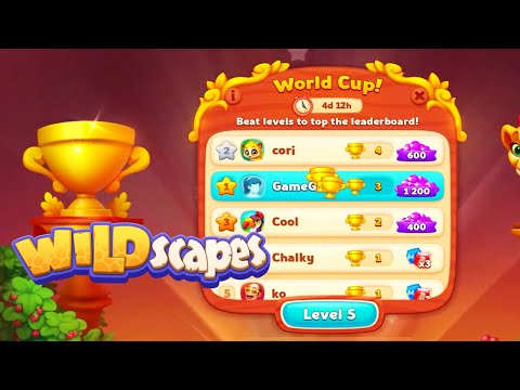 Wildscapes World Cup level 1 - 4 after Level 3625 HD Walkthrough | gameplay | android | GameGo Game