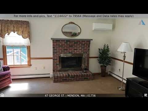 Priced at $474,900 - 47 George St., Mendon, MA 01756