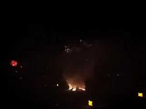 pyro show bei der eröffnung des neuen letzigrund stadions