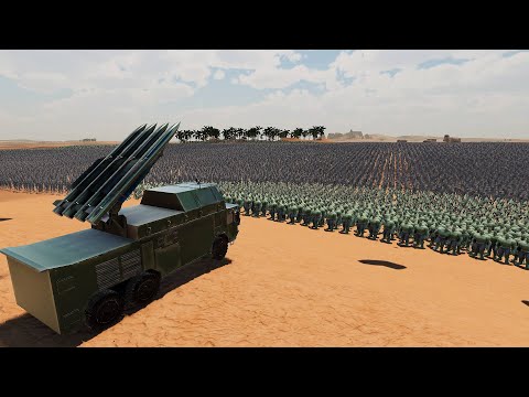 100 MISSILE SYSTEMS vs 100,000 HULK - Ultimate Epic Battle Simulator 2 | UEBS 2