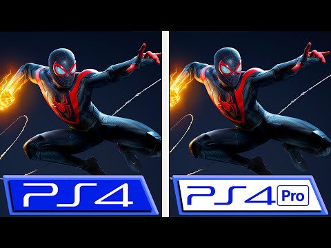 Spider-Man Miles Morales | PS4 vs PS4 Pro | 4K Graphics & FPS Comparison
