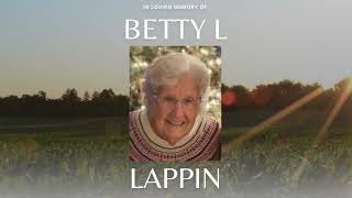 Redmon Funeral Home - Funeral Service for Betty L Lappin