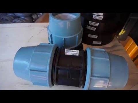 Pipe Compression Fittings 110mm | DEWATER PRODUCTS