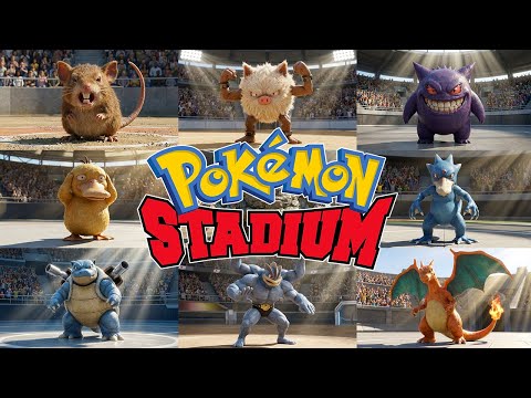 Pokémon Stadium Reimagined in Real Life | Let the Brutal Battles Begin 4K