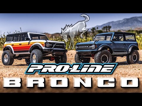 Pro-Line 2021 Ford Bronco Crawler Clear Bodies