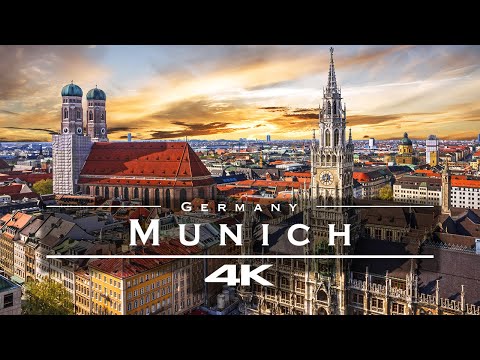 Munich, Germany 🇩🇪 - by drone [4K]