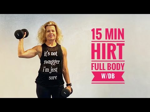 15 MIN HIRT (HIIT W/DB) HOMEWORKOUT FULL BODY