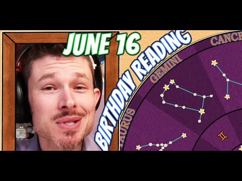 'Secret Language of Birthdays' June 16 Birthday Reading 🪅