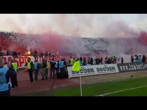 Partizan Belgrad - Crvena Zvezda 2014.04.26. Delije choreo