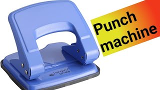 How to  punch papers by punch machine use kangaro Dp-600 paper punch machine tutorial, Kangaro punch