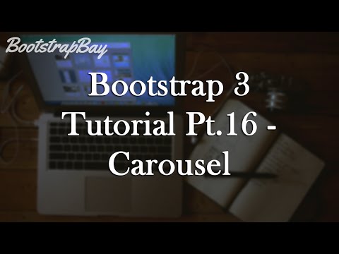 Bootstrap 3 Tutorial Pt.16 - Carousel