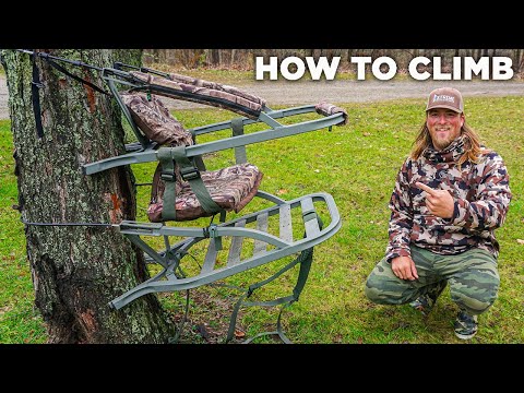 How to use a CLIMBER Tree Stand I Summit Viper Climber TreeStand 2023