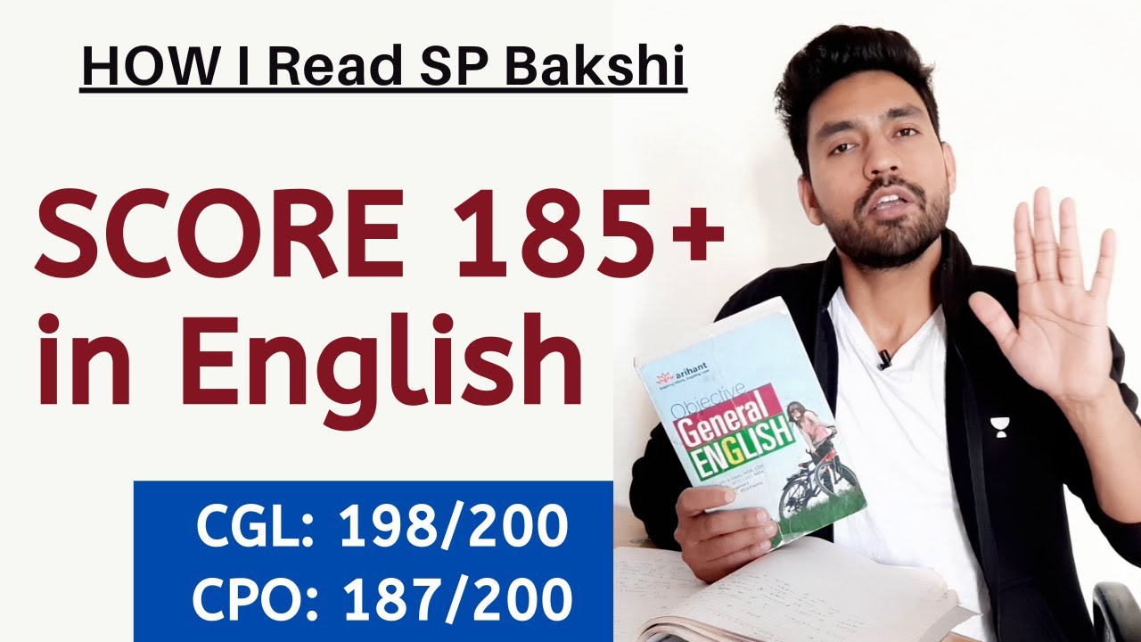 Watch video How to Read SP Bakshi (Objective General English) | Score 180+ In English Now How to Read SP Bakshi (Objective General English) | Score 180+ In English