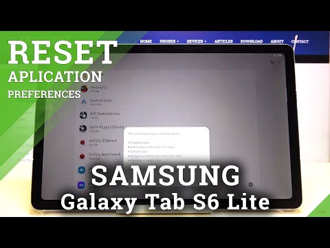 How to Reset App Preferences in SAMSUNG Galaxy Tab S6 Lite – Restore App Defaults