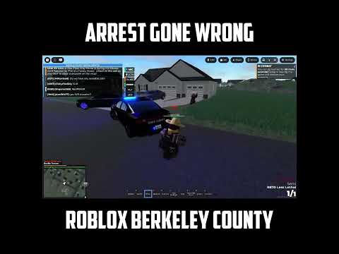 ARREST GONE WRONG in BERKELEY COUNTY! #roblox #robloxroleplay #robloxpolice #berkeleycounty