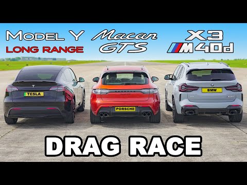 YouTubers Pit An Electric, Diesel And Petrol SUV Against Each Other In A Drag Race