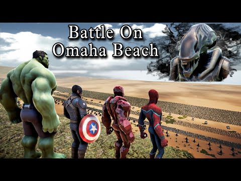 [Episode-1] Rise Of Heroes : Battle On Omaha Beach | Ultimate Epic Battle Simulator 2 | UEBS 2