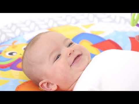 PLAYGRO muzikinis žaidimų kilimėlis Clip Clop Activity Gym, 0186991 video