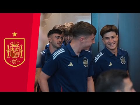 Última reunión de la SELECCIÓN ESPAÑOLA SUB-21 previa al partido España vs Rumanía | EUROPEO