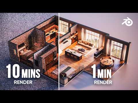 How to Render Faster in Blender (Cycles & Eevee) | Reduce Render Time Fast